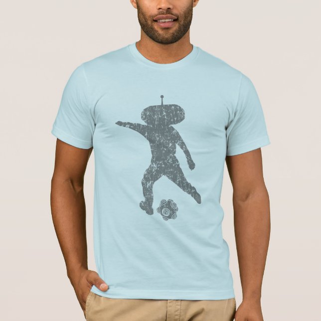 Japanese Football Fantasy - Grey T-Shirt (Front)