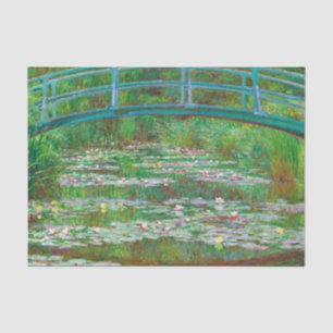Japanese Footbridge, 1899 by Claude Monet Tissue Paper