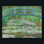 Japanese Footbridge, Claude Monet Fine Art Poster<br><div class="desc">The Japanese Footbridge - Claude Monet (1899),  French artist,  fine art decor or gift.

TRANSFER ART IMAGE TO ANY PRODUCT.

All our fine art images are sourced from public galleries and optimized at 600 pixels per inch at a high resolution to provide a quality print on any product.</div>