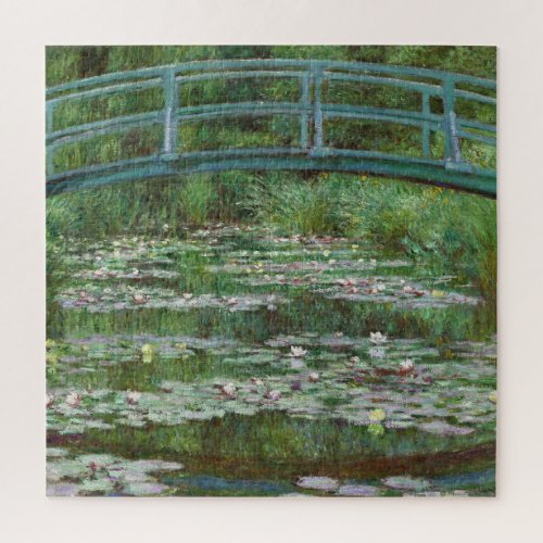 Japanese Footbridge Claude Monet French Art Jigsaw Puzzle