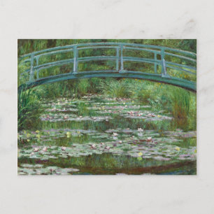 Japanese Footbridge Claude Monet French Art Postcard