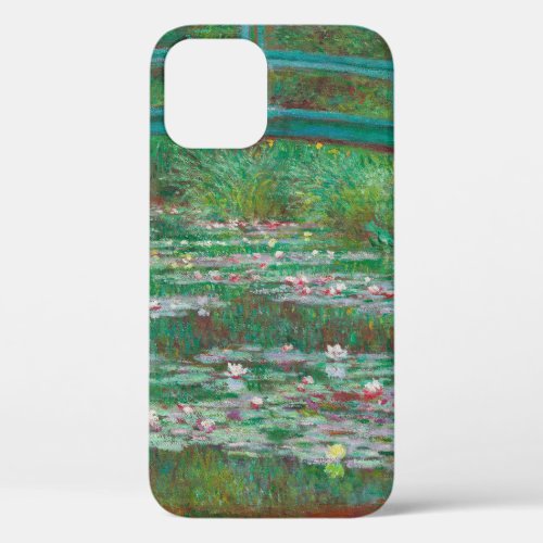 Japanese Footbridge Claude Monet Impressionist iPhone 12 Case