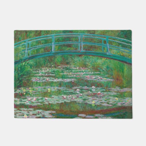 Japanese Footbridge Claude Monet Impressionist Doormat
