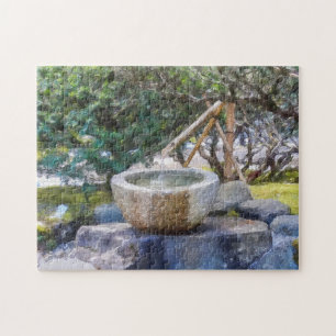 Japanese Fountain Jigsaw Puzzle