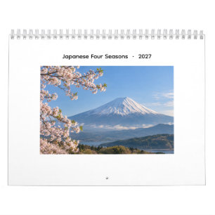 Japanese Four Seasons 2027 Calendar