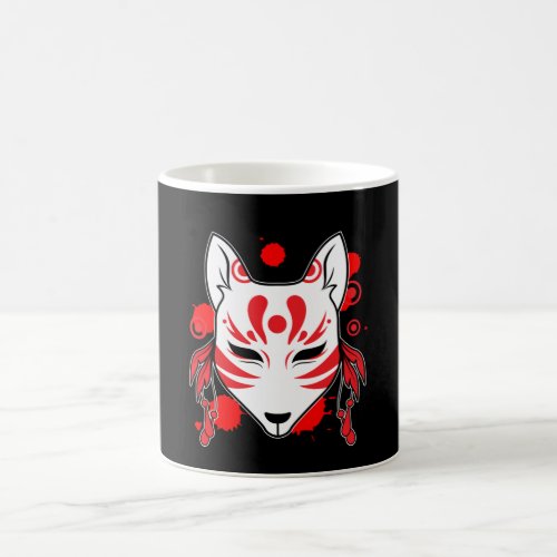 Japanese Fox Cute Anime Kitsune Kawaii Kami Inari Coffee Mug