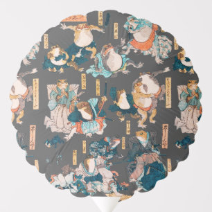 Japanese Frog ukiyo-e Froggies Balloon