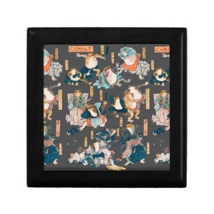 Japanese Frog ukiyo-e Froggies Gift Box