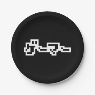 Japanese Gamer ゲーマー Japan Language Nihongo Paper Plates