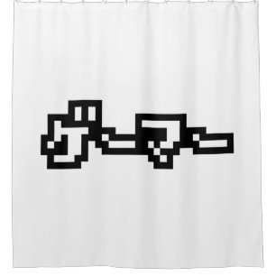 Japanese Gamer ゲーマー Japan Language Nihongo Shower Curtain