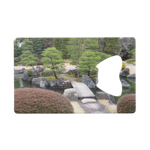Japanese Garden 日本庭園 Credit Card Bottle Opener