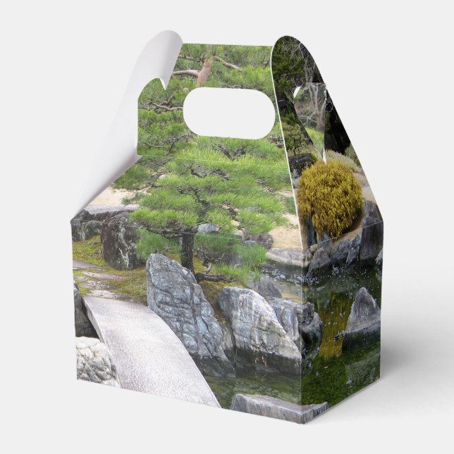 Japanese Garden 日本庭園 Favor Boxes (Front Side)