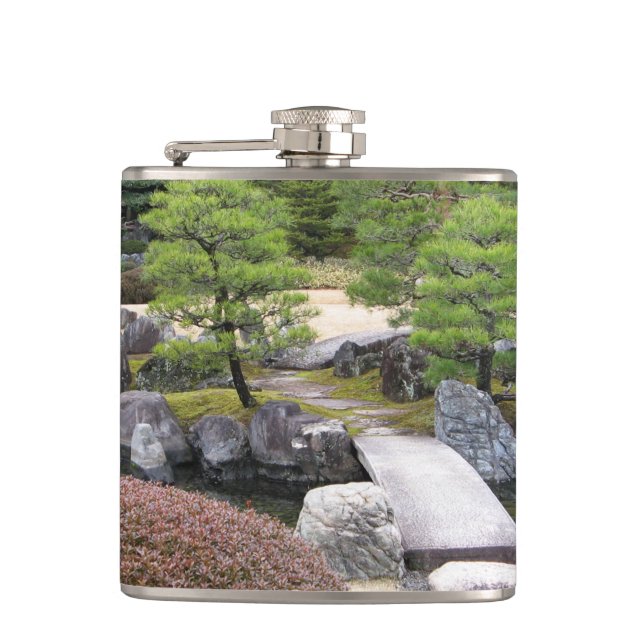 Japanese Garden 日本庭園 Flask (Front)