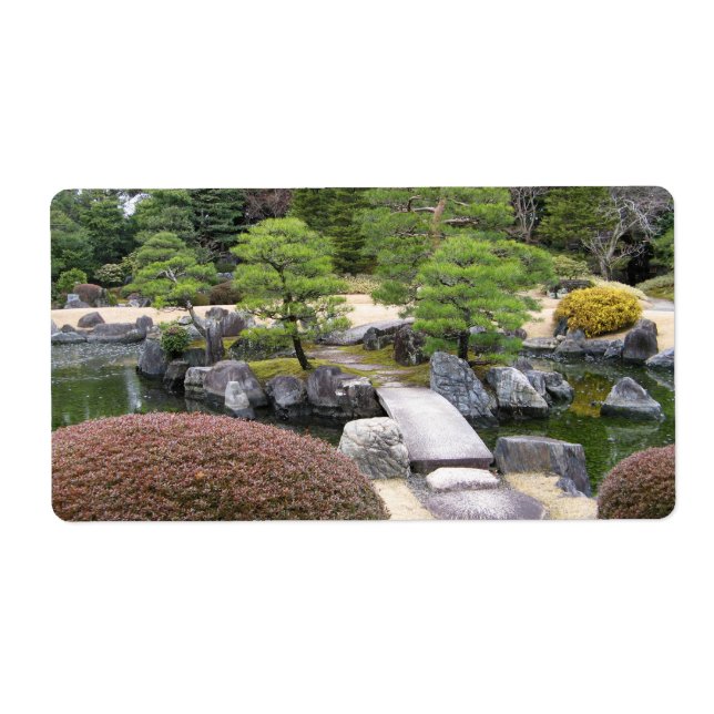 Japanese Garden 日本庭園 Label (Front)