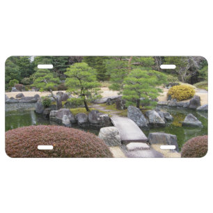 Japanese Garden 日本庭園 License Plate
