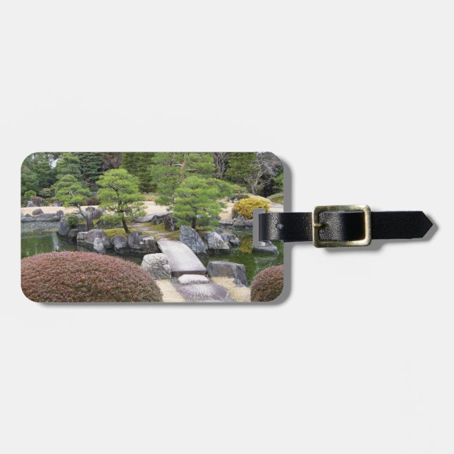 Japanese Garden 日本庭園 Luggage Tag (Front Horizontal)