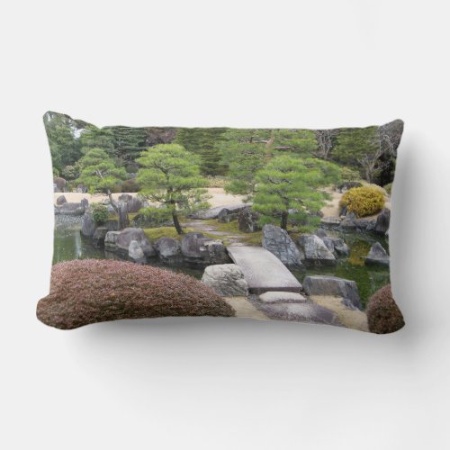 Japanese Garden 日本庭園 Lumbar Pillow