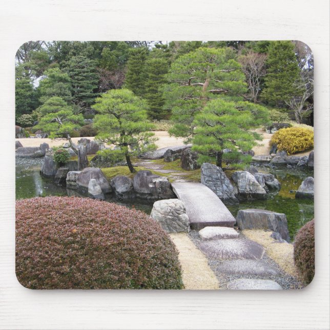 Japanese Garden 日本庭園 Mouse Pad (Front)