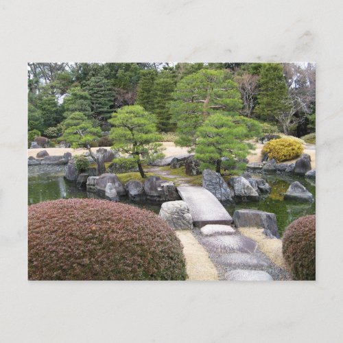 Japanese Garden 日本庭園 Postcard