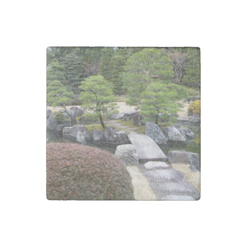 Japanese Garden 日本庭園 Stone Magnet