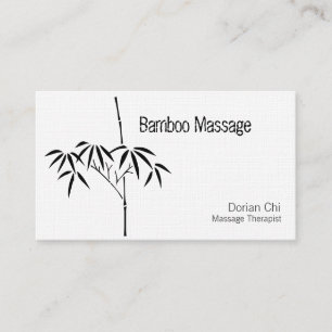 Japanese Garden Bamboo Professional Design Business Card