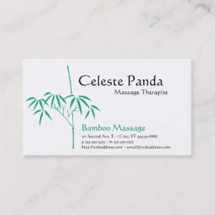 Japanese Garden Bamboo Zen Nature Business Card