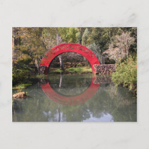 Japanese Garden Bridge Postcard