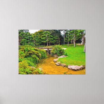 Japanese Garden Canvas Print by Dozzle at Zazzle