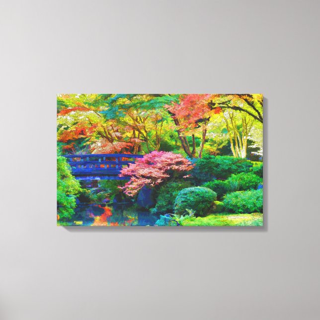 Japanese Garden Canvas Print (Front)