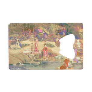 Japanese Garden II / Washed Edition Credit Card Bottle Opener