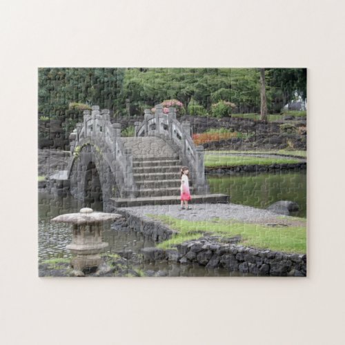 Japanese Garden in Hilo Hawaii Jigsaw Puzzle