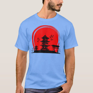 Japanese Garden Japanese Torii Japan Samurai T-Shirt