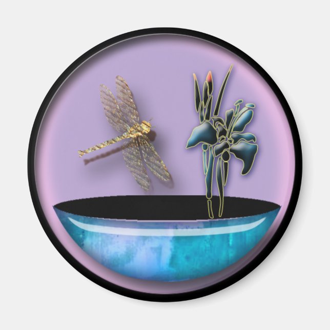 Japanese Garden Magnet (Front)