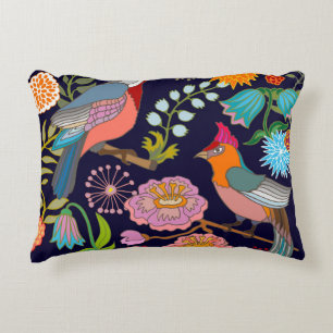 Japanese Garden: Oriental Victorian Seamless Accent Pillow