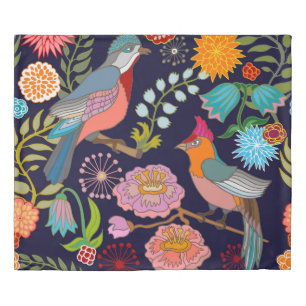 Japanese Garden: Oriental Victorian Seamless Duvet Cover