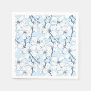 Japanese garden paper napkins