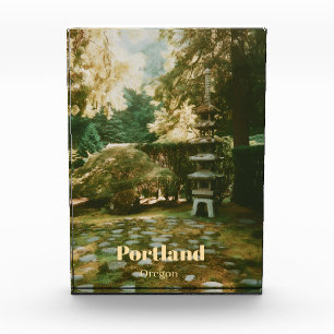 Japanese Garden, Portland, Oregon Souvenir Acrylic Award