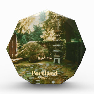 Japanese Garden, Portland, Oregon Souvenir Acrylic Award