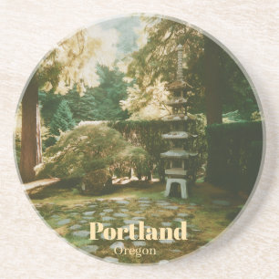 Japanese Garden, Portland, Oregon Souvenir Coaster