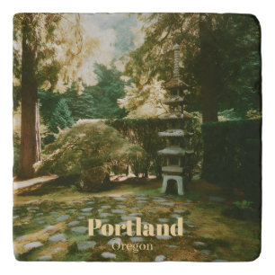 Japanese Garden, Portland, Oregon Souvenir Trivet