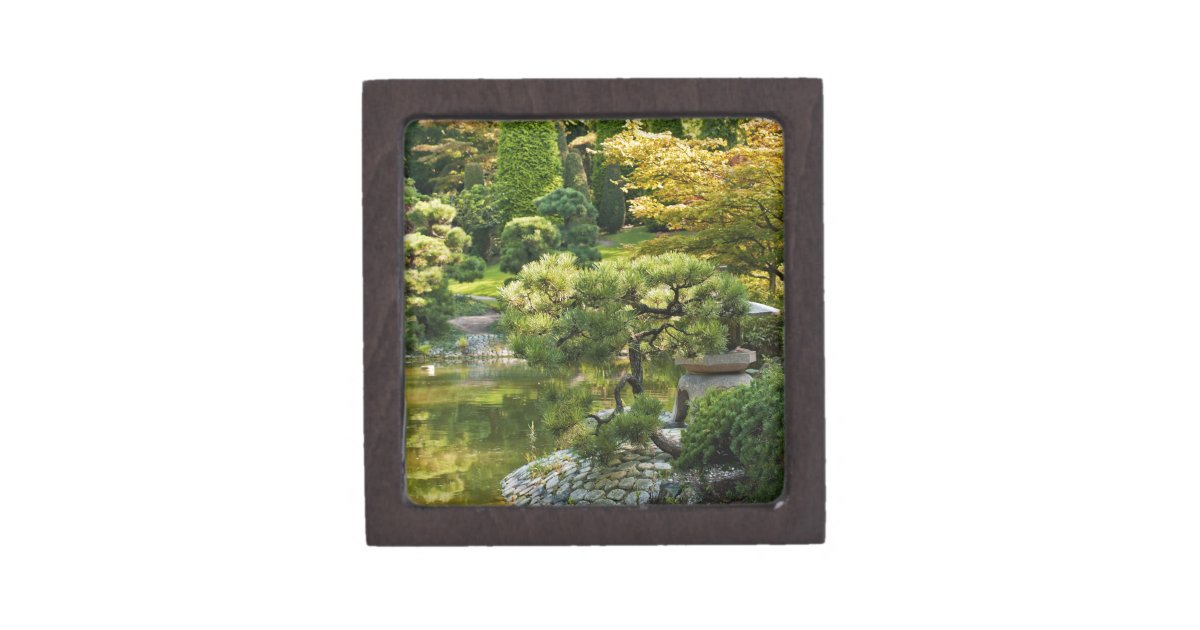 Japanese Garden Premium Gift Box | Zazzle