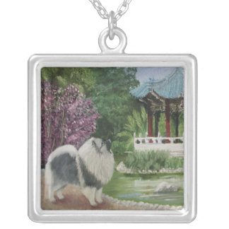 Japanese Garden Silver Plated Necklace