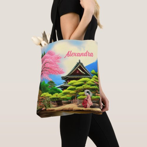 Japanese Garden Tote Bag