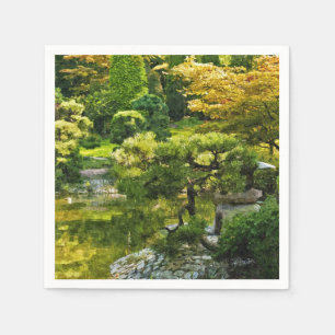 Japanese Garden - Traditional Aesthetic Napkins