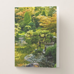 Japanese Garden - Traditional Aesthetic Pocket Folder