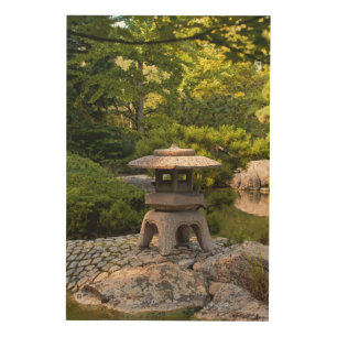 Japanese Garden - Traditional Aesthetic Wood Wall Art