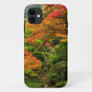 Japanese Gardens In Autumn In Portland, Oregon 2 iPhone 11 Case