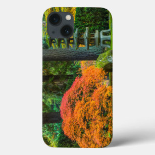 Japanese Gardens In Autumn In Portland, Oregon iPhone 13 Case