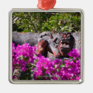 Japanese gargoyle metal ornament