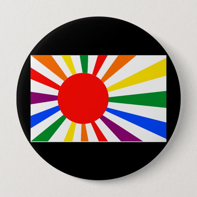 JAPANESE GAY PRIDE BUTTON (Front)